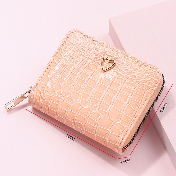 

2022 new crocodile pattern clutch ladies small coin purse 220080108