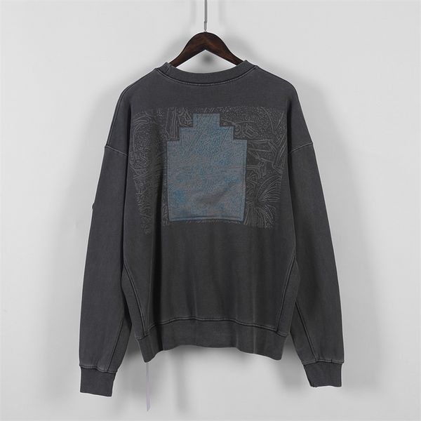 

cav empt 19aw ce faded sweatshirts men women cavempt cotton round neck hoodie hiphop men sweatshirts pullovers t200407, Black