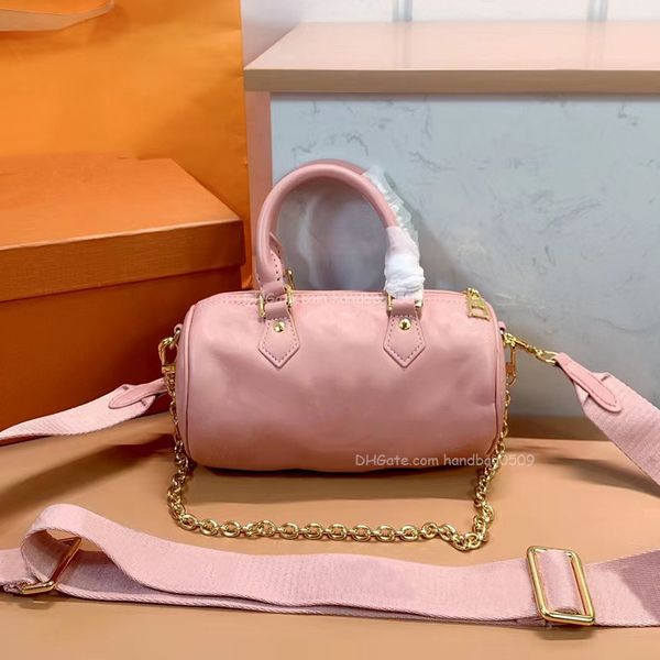 

brand new mens womens shoulder bags leather designer messenger bag famous travel postman classic handbags pillow chains underarm bags trendy