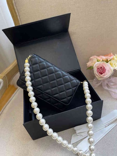 

designer bags wallets womens fashion small bag leather gold ball chain crossbody handbags pearl shoulder bag tote handbag