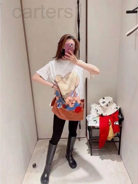 

women's t-shirt designer nanyou xia new miyazaki joint t-shirt faceless man mother-in-law tang cartoon printing embroidery short sleeve, White