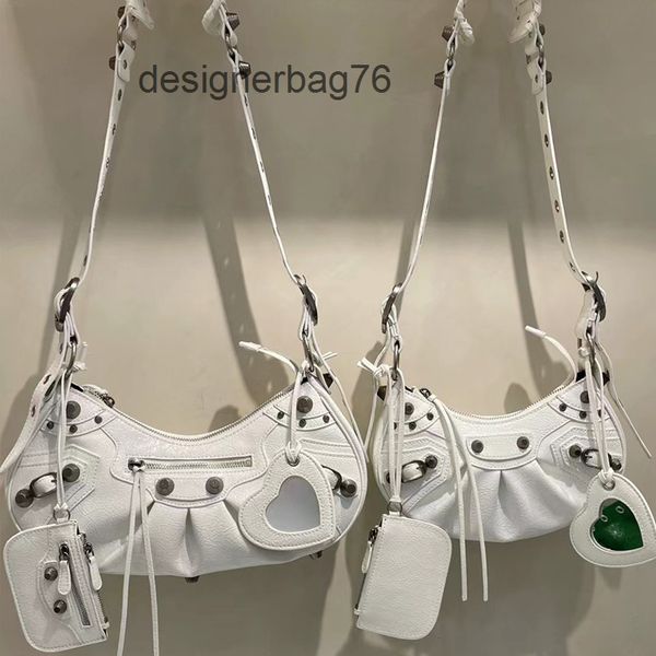 

designer bags balencaigass's b home le cagole leather women's 2022 locomotive one fold armpit single shoulder messenger bag l7pj