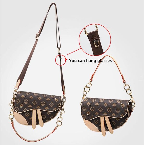 

ladies leathers shoulder bags elegant retro classic printed underarm bag styling leather handbag street trend personality contrast backpack