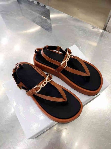 

sandals jw sandals spring and summer one line wind woven women's shoes thick soled elevated casual, Black