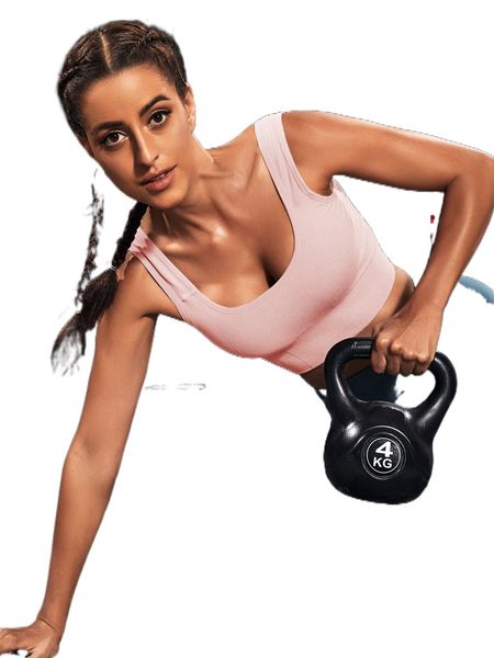 

high support scoop neck sports bra q9cx#, Gray