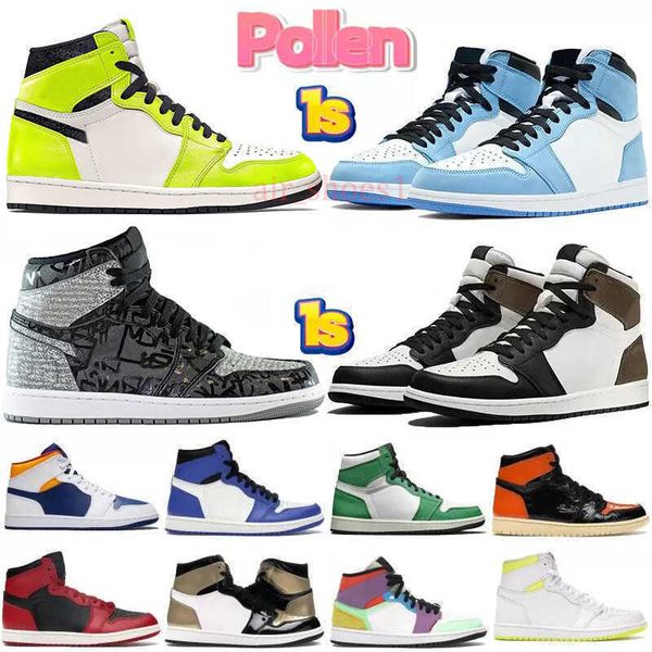 

basketball shoes 1 man woman mens sneakers 1s unc shadow og hyper royal dark mocha bred patent university blue court purple bordeaux high, Black