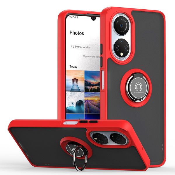 Armor Magnetic Cases For Honor 50 Pro X7 X8 X9 X30 X30i Magic 4 Lite Case Soft Silicon Car Holder Ring Gel Skin stand Hard Protection Cover