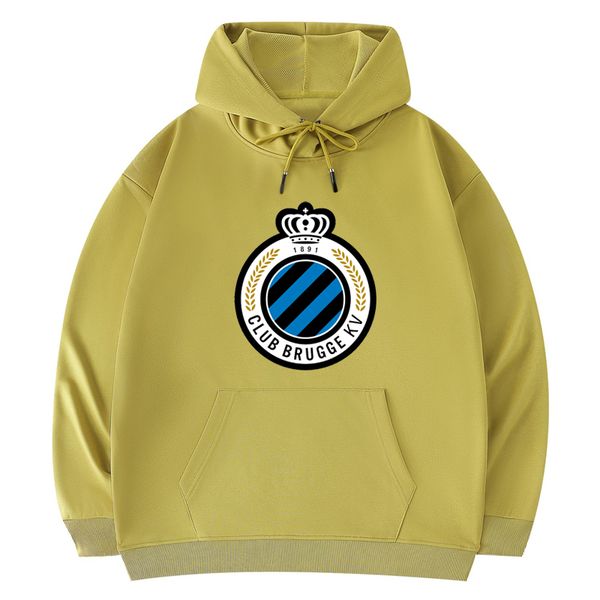 

club brugge soccer hoodies outdoor jackets men tracksuits sweater sports winter mens hooded football training jacket tracksuit sweatshirts p, Blue;black