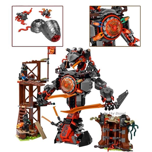 Fit Ninja 70626 Dawn of Iron Doom Mech Set Mini Figure Lloyd Master Wu JAY Blocchi da costruzione fai da te Giocattoli per bambini Regali per ragazzi LJ200249o