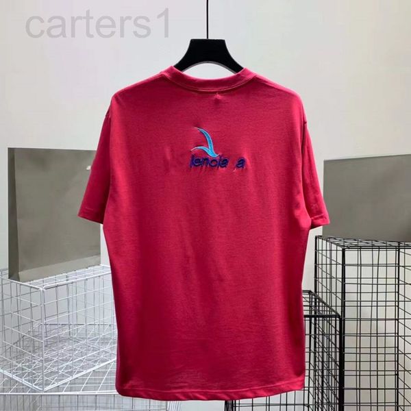 

men's t-shirts designer original ~ correct paris embroidered seagull letter lovers' short sleeve t-shirt running volume n2b4, White;black