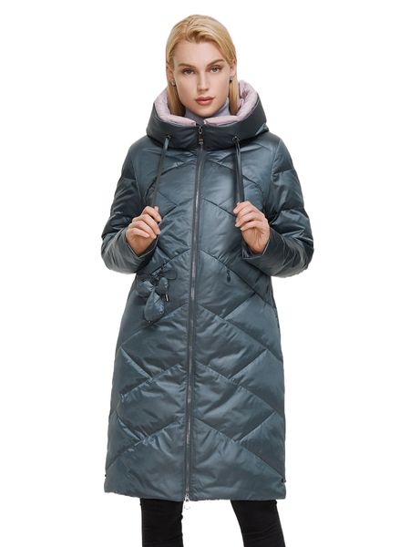 

miegofce solid zip up padded winter coat w5ox#, Black