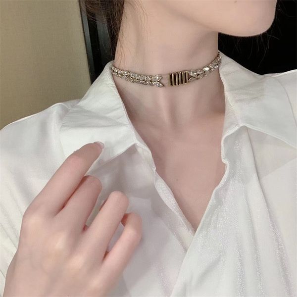 

20% off 2022 new jewelry high end brass necklace with quality, Black