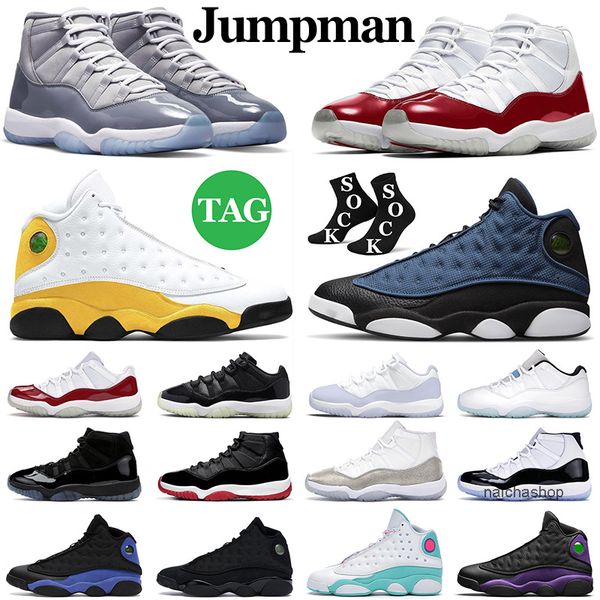 

11 jumpman 11s mens basketball shoes 13 13s men women sneakers cherry cool grey bred brave blue hyper royal court purple obsidian womens