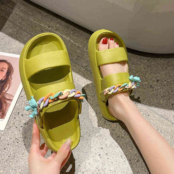

women's sandals eva soft ladies summer beach shoes fashion slip on female slipper sandal outdoor platform woman slippers, Black