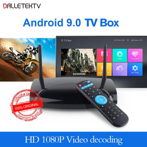 leadcool R2 Android tv BOX 4K HDR 2.4GHZ WIFI H.265 Amlogic s905w mail450MP GPU 2GB RAM 16GB ROM lettore multimediale smart tv
