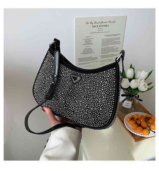 

handbags new women's 2022 new rhinestone sling one room underarm