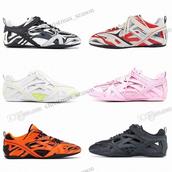 

2022 designer paris drive women men black red casual shoes nylon luxury mens racing shoe mesh sneakers 36-46 h48s#
