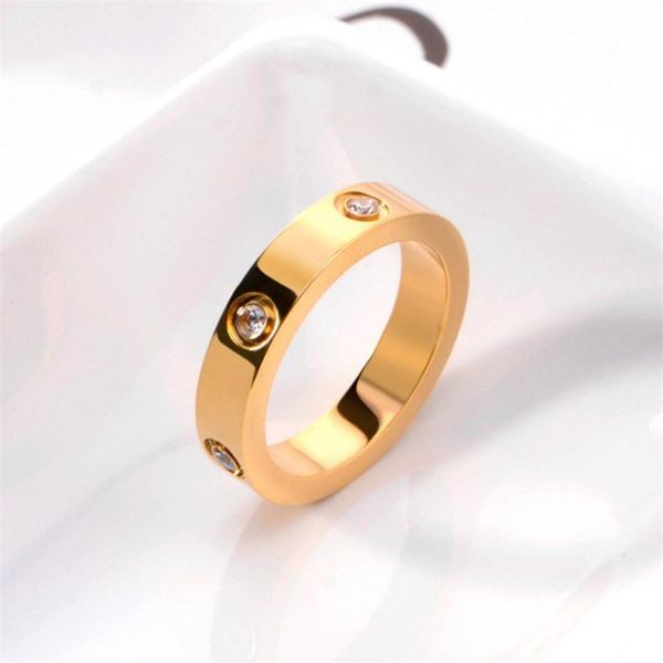 

love screw ring women men band rings classic luxury designer jewelry titanium steel alloy gold-plated three-layer electroplating 3257x, Silver
