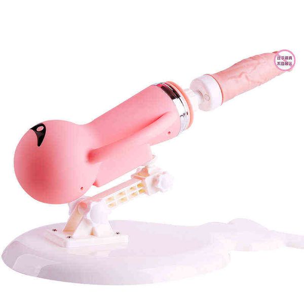 NXY Vibratori Mr Devil simulazione pene automatico pistola telescopica macchina massaggiatore masturbazione femminile prodotti del sesso per adulti 0402