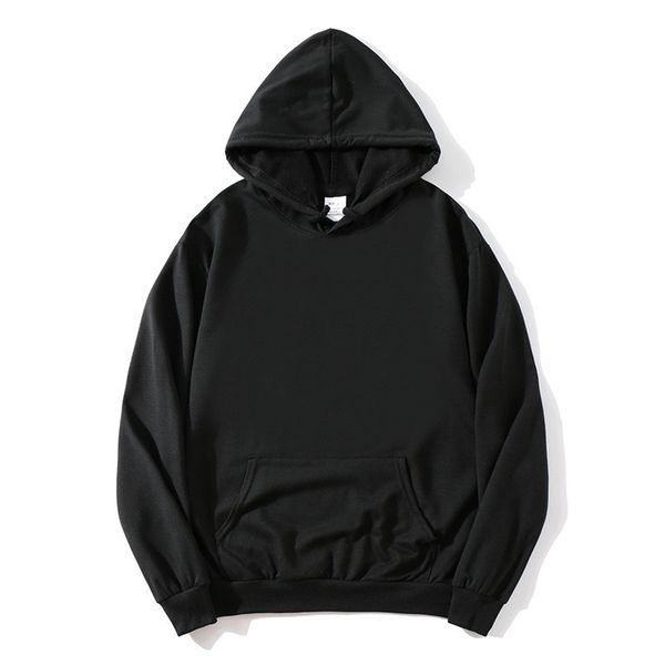 

no logo men's and women's hoodies brand luxury designer hoodie sportswear sweatshirt fashion tracksuit leisure jacket zx0179, Black