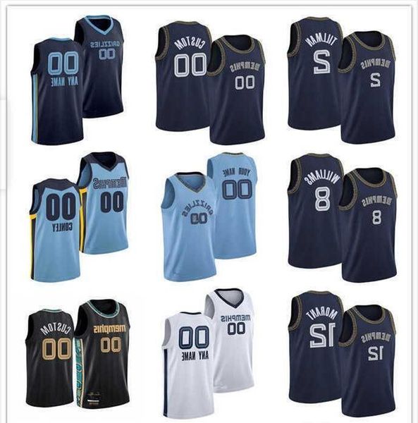 

75th men women youth memphis''grizzlies''35 killian tillie 8 ziaire williams 23 jarrett culver 2 xavier tillman custom b, Black;red