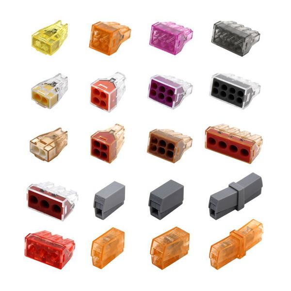 Outros acessórios de iluminação conector elétrico conector de conector compacto universal de fiação rápida Fiação LED Conectores de cabo LED Bloco 733 10