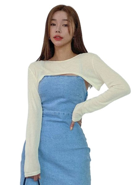 

dazy solid super crop tee x6yl#, White