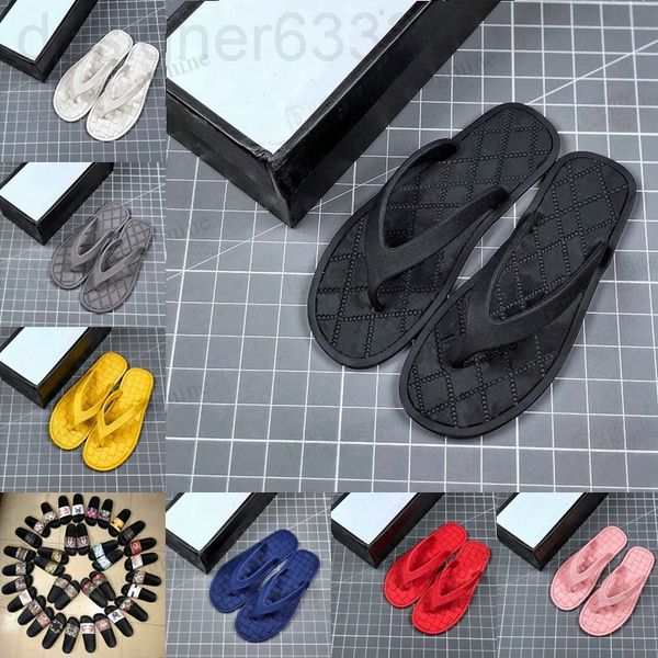 

designer slippers slipper designer slide summer sandals fashion men beach indoor flat rubber flip flops lady women shoes ladies size 35-45 r, Black