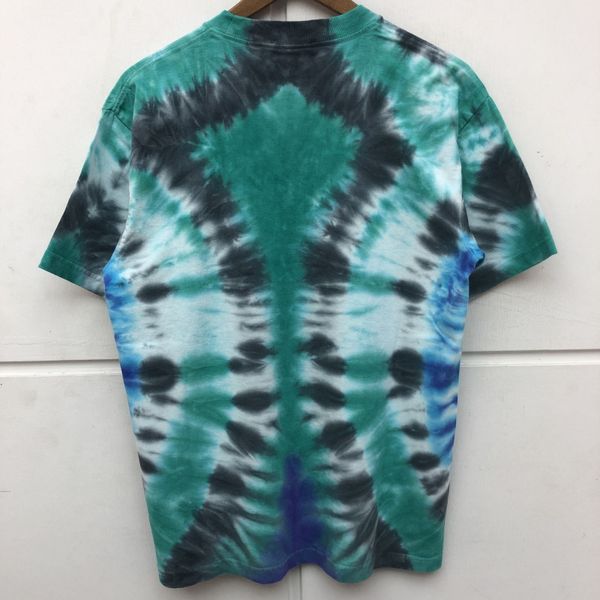 

tee t-shirt tie-dye men women green t-shirts, White;black