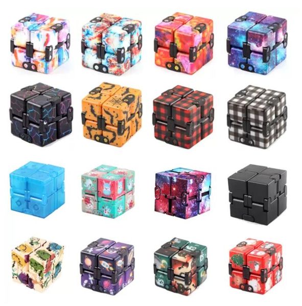 

fidget toy 2022 new mini hand held fidgets stress anxiety relief galaxy for adults kids killing time with color box c0711g03