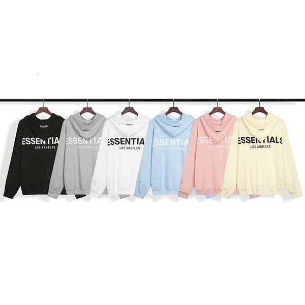 

men's hoodies & sweatshirts los angeles exclusive fog hoodie letter reflective men's and women's pullover nosk, Black
