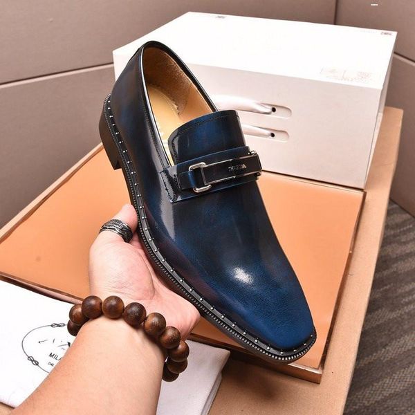 

15 style pd brands new luxury patent leather shoe dress office shoes formal business man italian size 38-45, Black