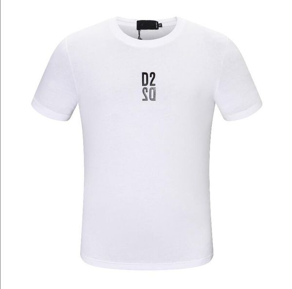 

2022 summernew arrivals d2 t-shirt mens polo shirt luxury designer dsquare print shorts o-neck short sleeve men's dsq uared2 shirts dt7, White;black