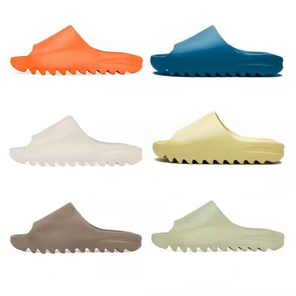 

2023 designer slippers men woman slider vermillion mineral blue onyx pure sandals slide slipper foam ochre runr bone resin clog desert arara, Black