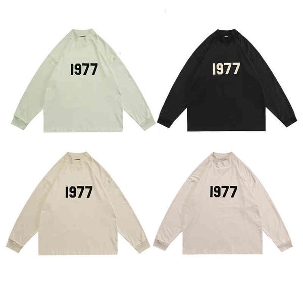 

men's hoodies sweatshirts early autumn fog season 8 flocking 77 small high collar long sleeve generation, Black