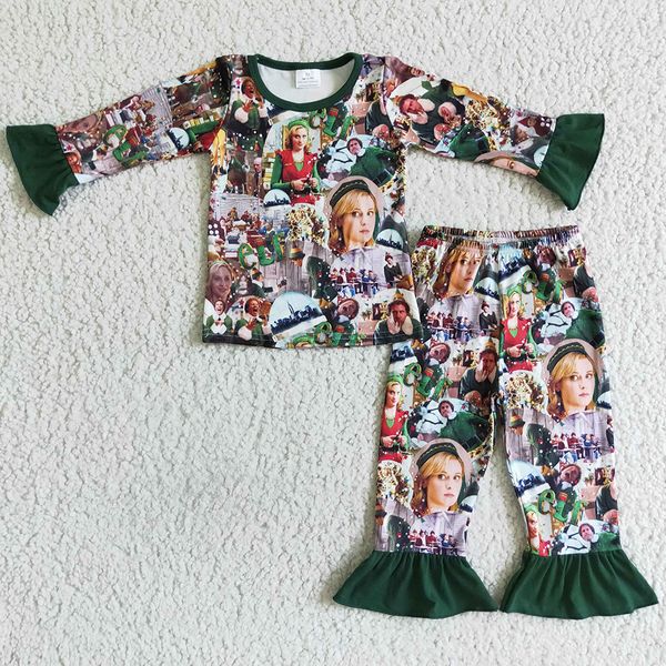 

new fashion kids deisgner clothes girls christmas pajamas set boutique boy sibling pajama girl sleepwear cute girl nightgown wholesale child, Blue;red