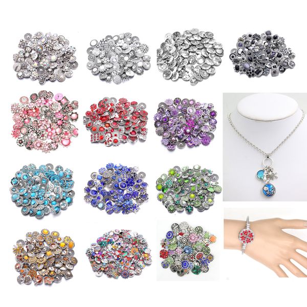 

13 colors fashion wholesale interchangeable metal button rhinestone crystal liobonar snap buttons fit snap jewelry snaps bracelet necklace k