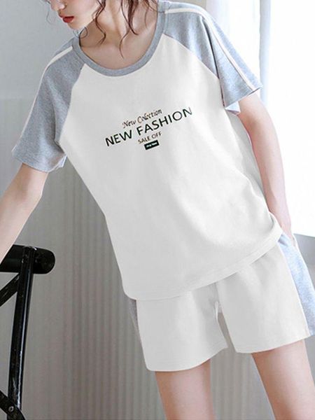 

running sets sports suit fashion loose korean version short-sleeved shorts thin slim fit two-piece women's summer 2022 tracksuit, Black;blue