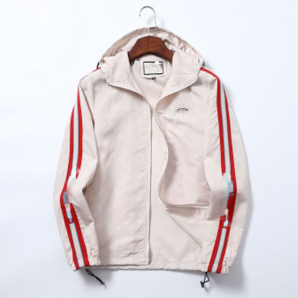 

2022 designer mens jackets clothing france brand sunscreen bomber jacket outerwear coat fashion hombre casual street coats size m-3xl, Black;brown