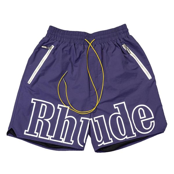 

summer rhude mens letter shorts simple designer luxury fashion trend classic streetwear high street style 2022, White;black