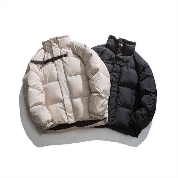 

90 white duck down neutral wind men's japanese trend down jacket tide t220802, Black