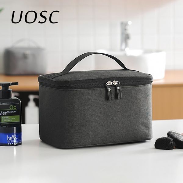 

uosc new multifunction travel cosmetic bag for men women makeup bags toiletries organizer waterproof female storage make up case 210305