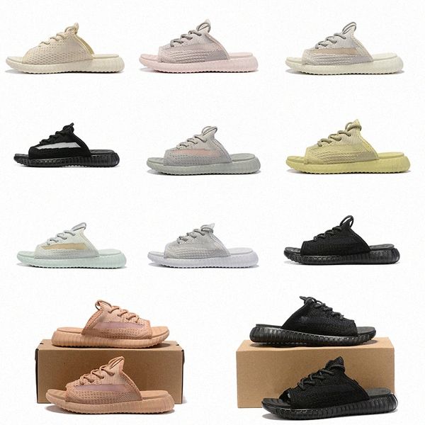 

designer slippers v2 shoes static 3m reflective gypsophila shoes beluga 2.0 sesame butter semi-frozen yellow cream white zebra mens womens r, Black