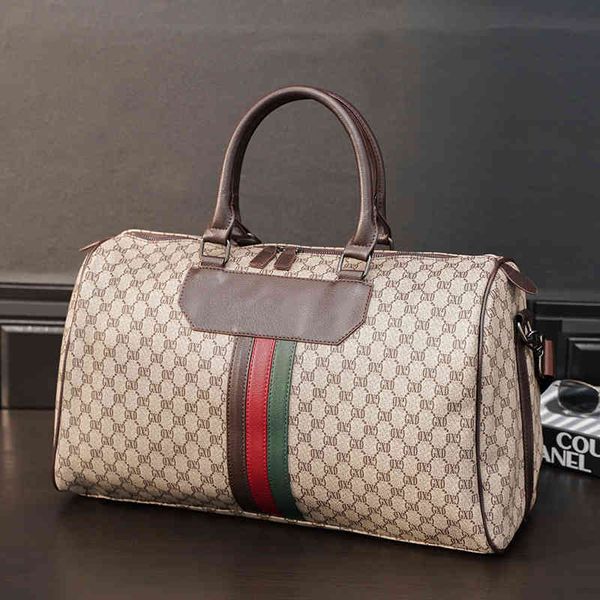 

2022 factory wholesale new trendy korean version large capacity portable light travel bag business trip single shoulder diagonal cross men&#