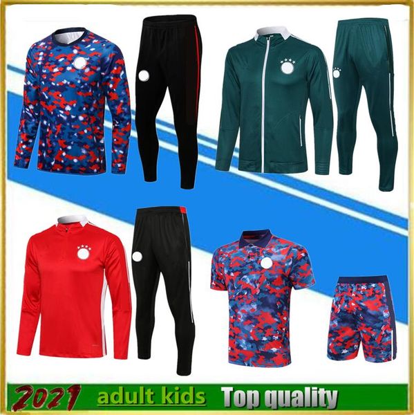 

men kids set 21 22 lewandowski football jerseys kits 2021 maillots de footbal sane kimmich hernandez polo shirts occer jersey uniforms, Black