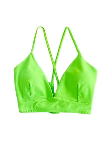 

criss cross lace up bikini i3is#, White;black