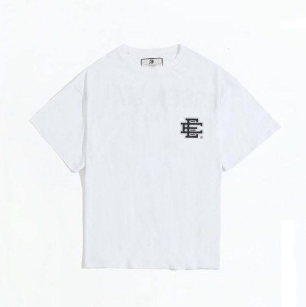 

eric classic emanuel men's t shirts fashion ee tees brand short sleeve women's summer tshirts hip hop letter printed cotton loose, White;black