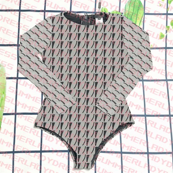 

summer outdoor surfing swimwear breathable mesh one piece swimsuit with zipper letter printed long sleeve spring swimsuit, White;black