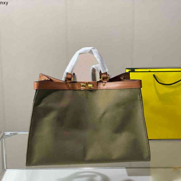 

shoulder bags new shopping bags women designer handbags classic turn lock design brown handbag crossbody bags purse 220708