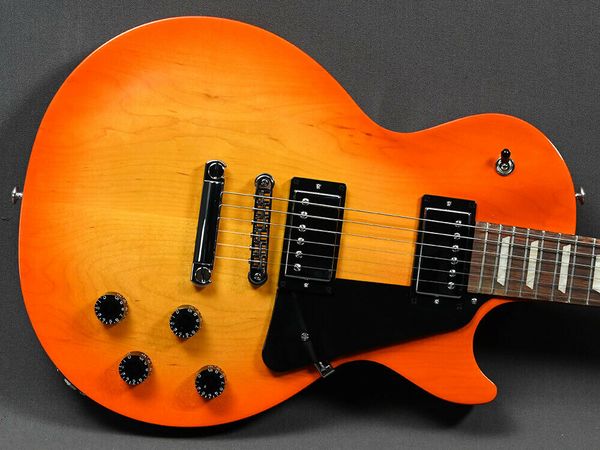 

paul studio tangerine burst electric guitar same of the pictures
